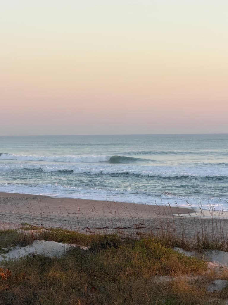 Morning waves at Melbourne Beach